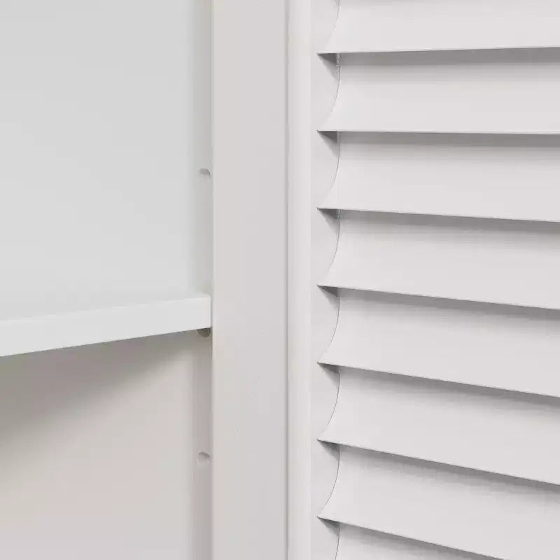 Mobile bagno moderno da 63" con anta in vetro satinato e cassetto a chiusura ammortizzata