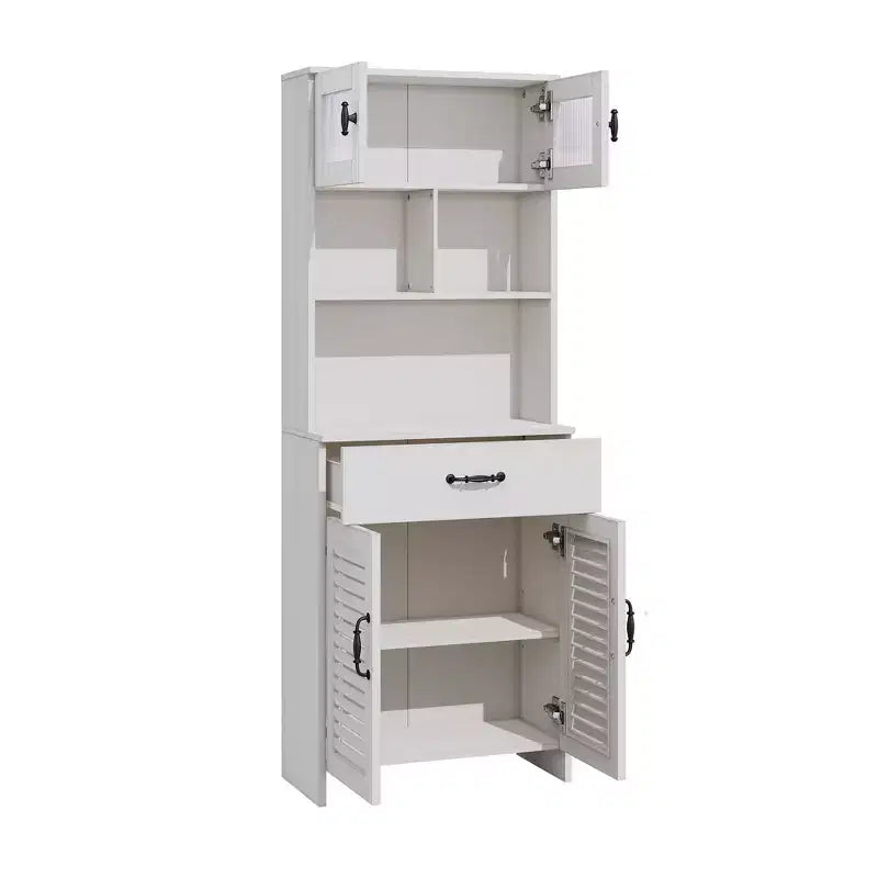 Mobile bagno moderno da 63" con anta in vetro satinato e cassetto a chiusura ammortizzata