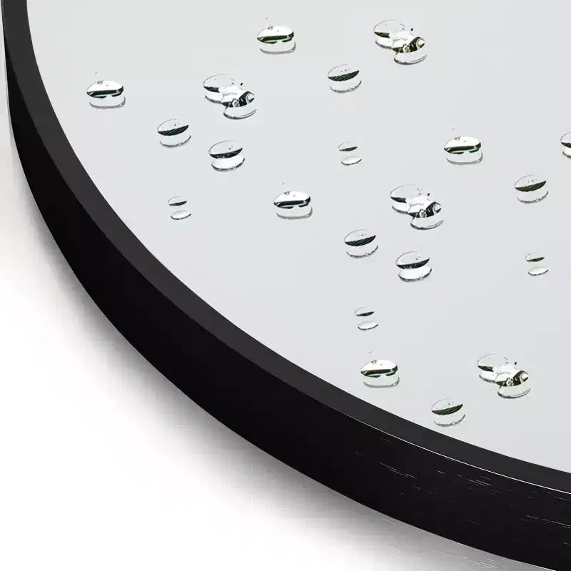 Specchio a Parete Rettangolare Moderno con Cornice in Alluminio – 200x90 cm, Vetro Temperato HD