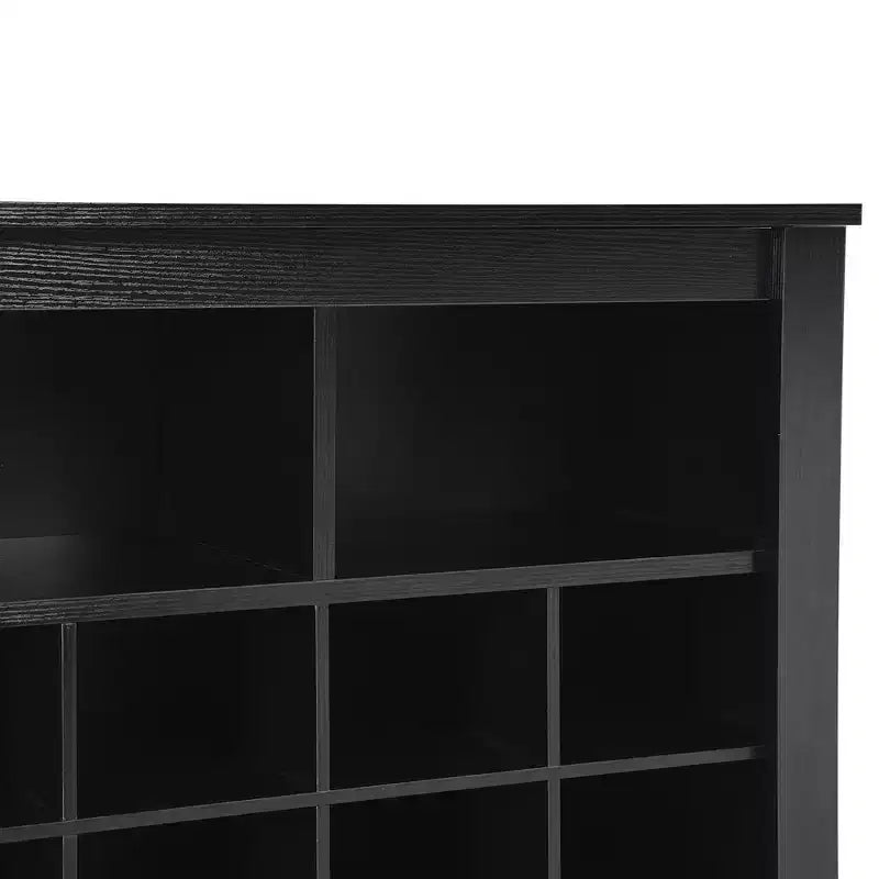 Letto Moderno in Legno con Testiera a Pannello Alto, Pediera, 2 Cassetti Contenitori e Luci LED