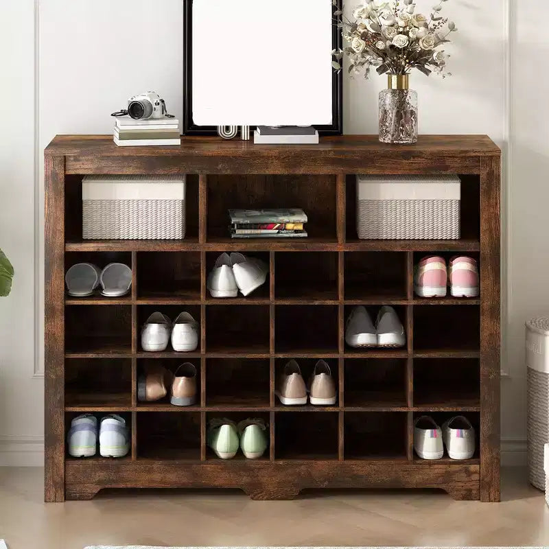 Letto Moderno in Legno con Testiera a Pannello Alto, Pediera, 2 Cassetti Contenitori e Luci LED