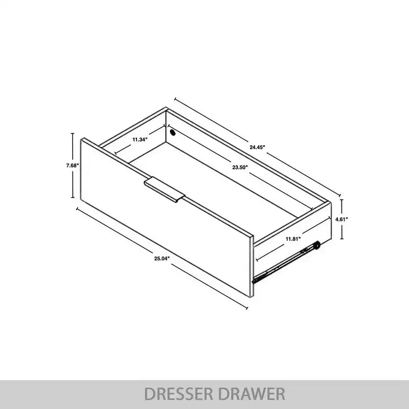 Cassettiera in legno a 6 cassetti con maniglie dorate e gambe affusolate – Contenitore per camera da letto
