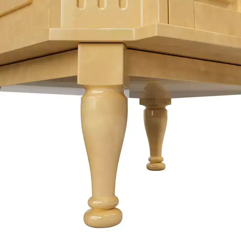 Mobiletto da Bagno a Terra Indipendente con 2 Ante – MDF Impermeabile, Design Antiribaltamento