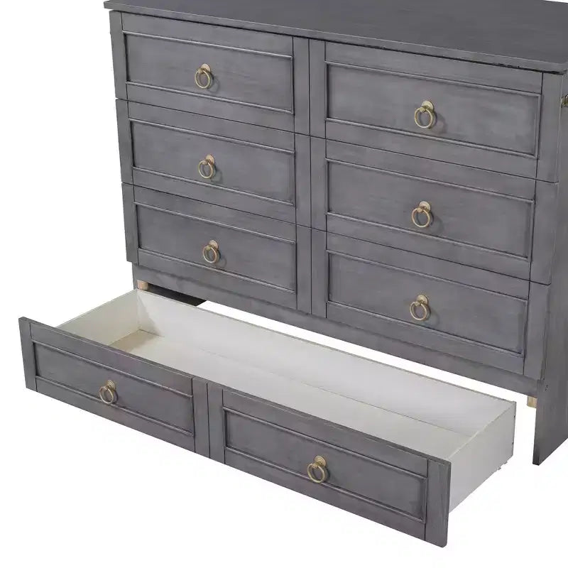 Letto a scomparsa matrimoniale/king size in legno con ampio cassetto e prese di ricarica